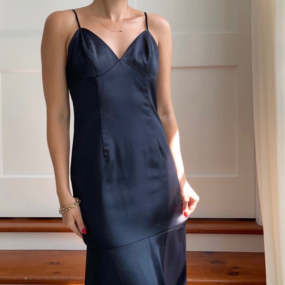 NWT Black Midi Cocktail Dress